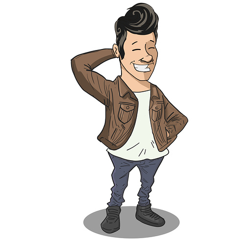 young-grin-shy