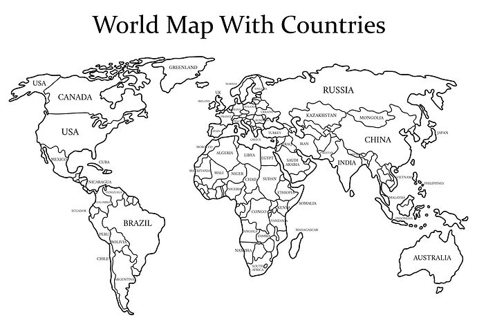 Colouring Map the World S.N