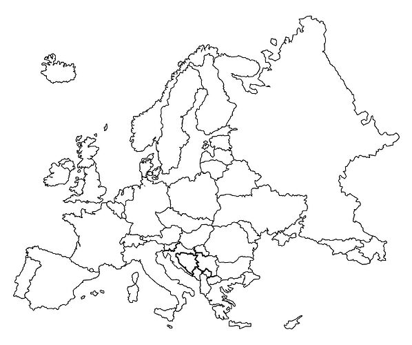 Colouring Map Europe E.2