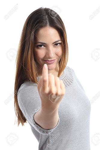 37189538-Woman-gesturing-come-here-calling-you-isolated-on-a-white-background-Stock-Photo