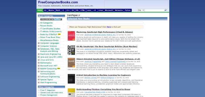 freecomputerbooks دانلود رایگان کتاب خارجی