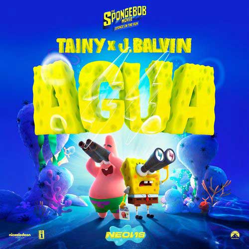 Tainy-J-Balvin-Agua-Music-From-Sponge-On-The-Run-Movie